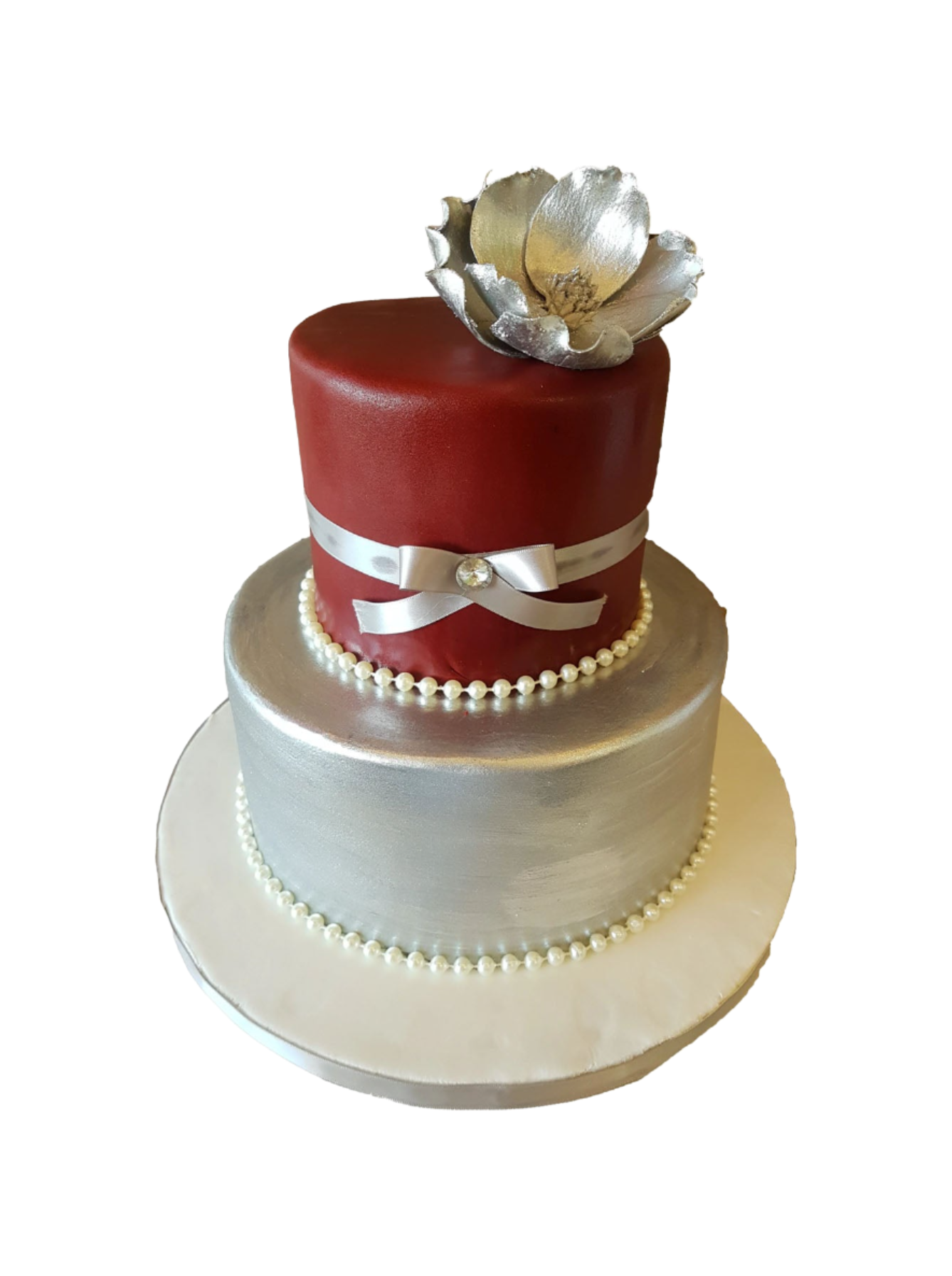 Peony Wedding Cake