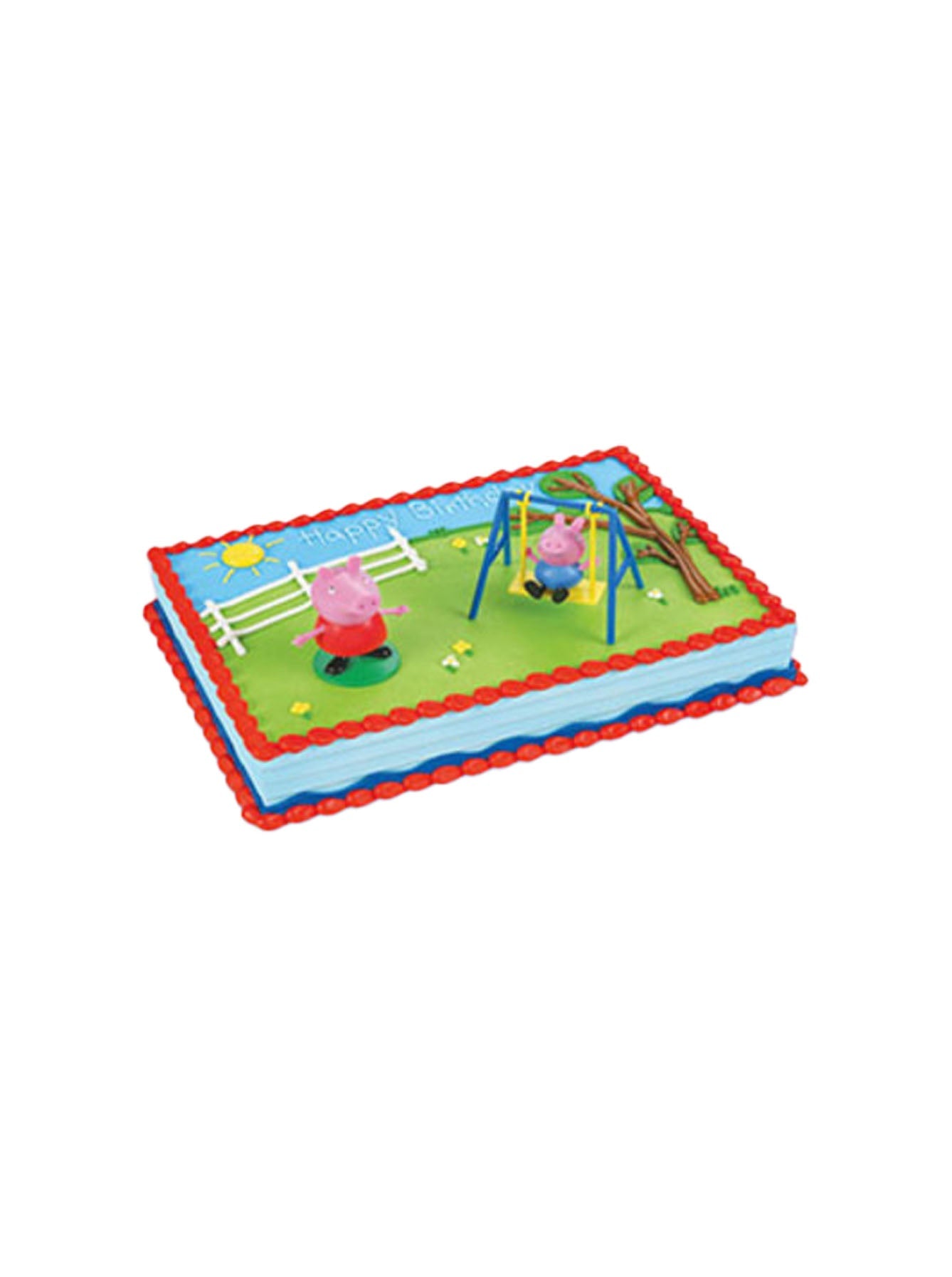 Peppa Pig Theme Cake