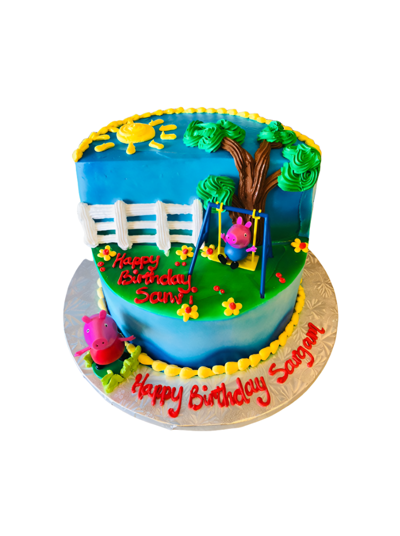 Peppa Pig Stage Cake
