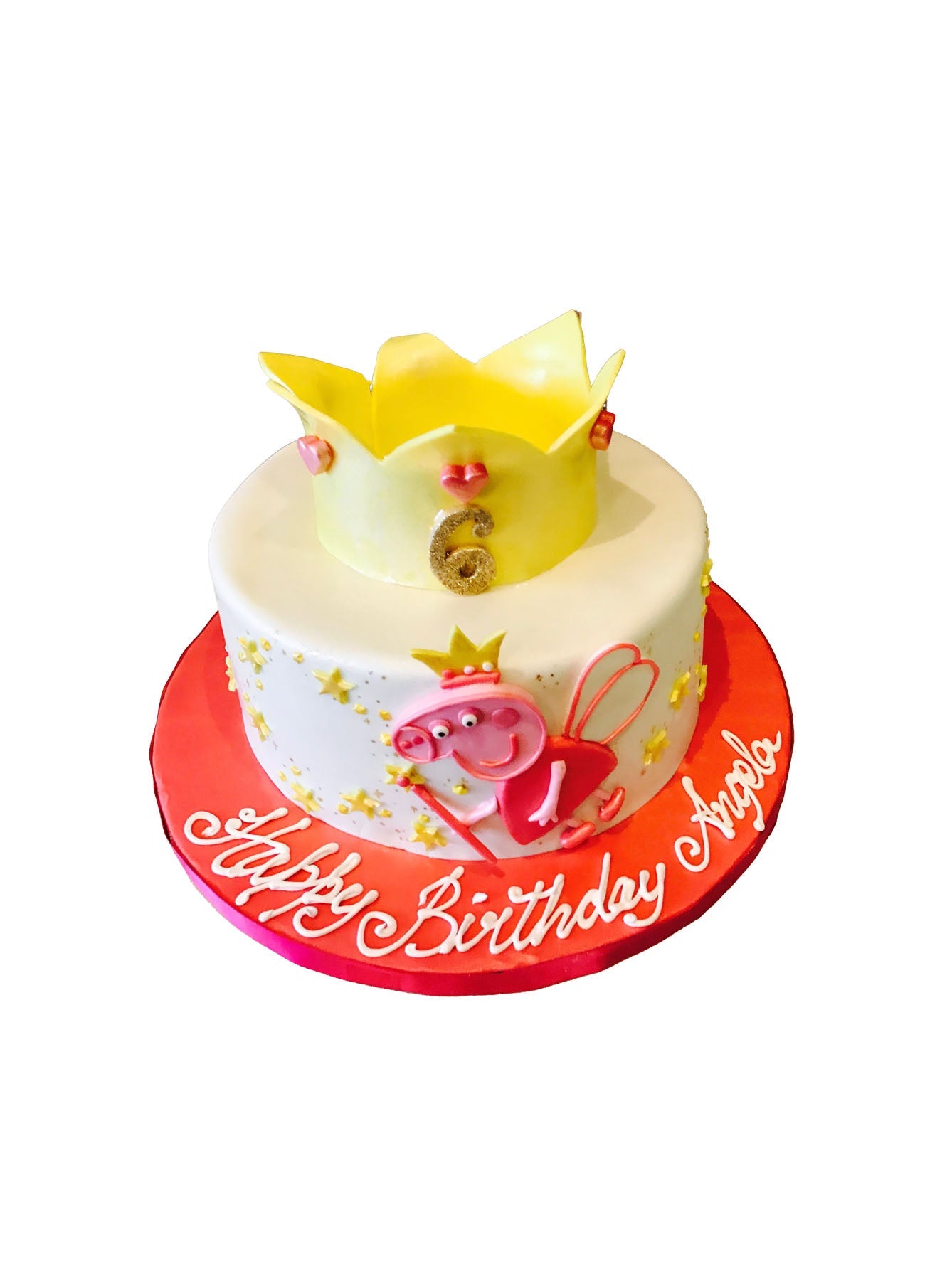 Peppa Pig Fondant Cake