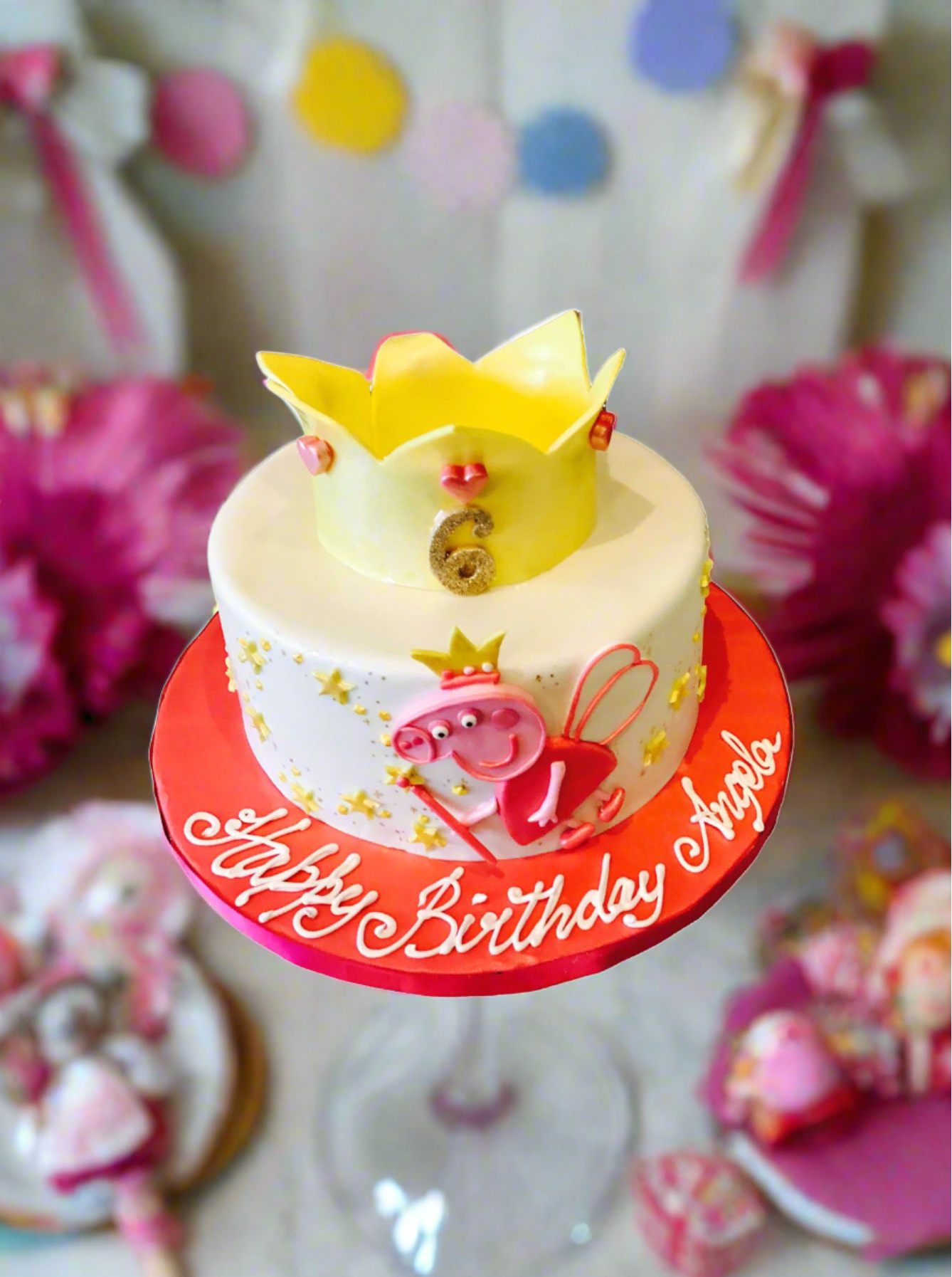 Peppa Pig Fondant Cake