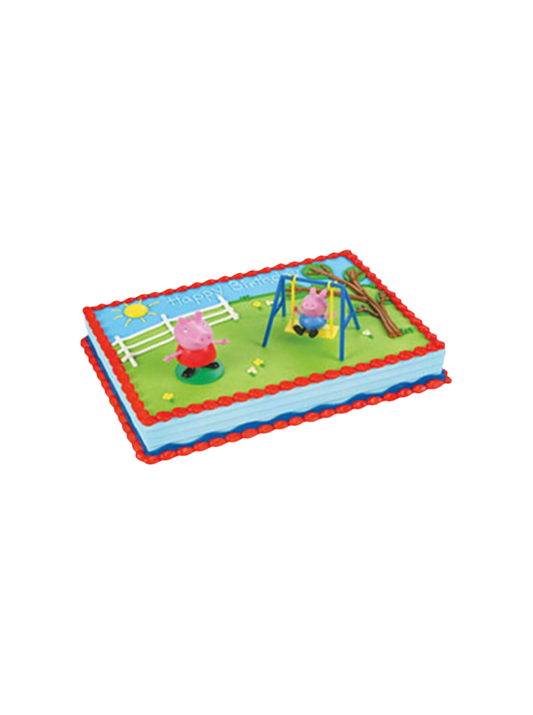 Peppa Pig Theme Cake