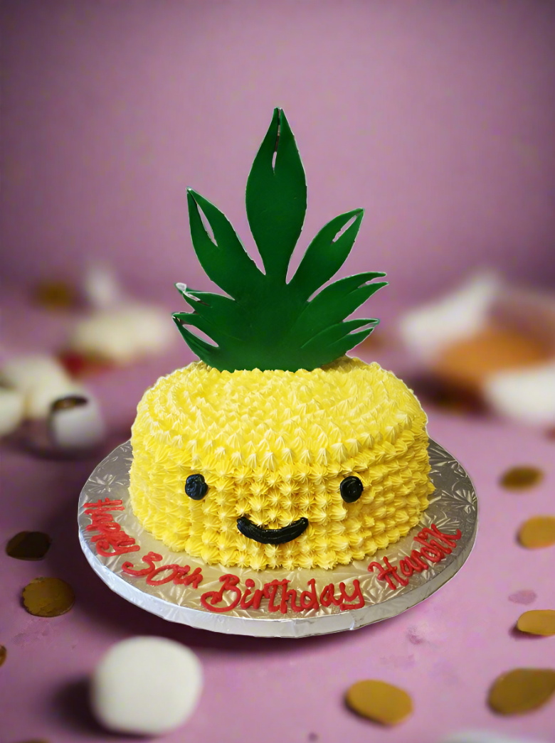 Pineapple Shaped Cake