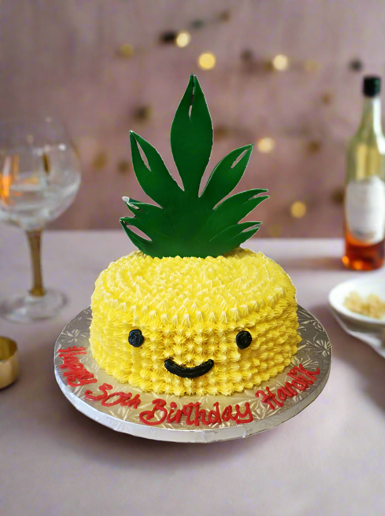 Pineapple Shaped Cake