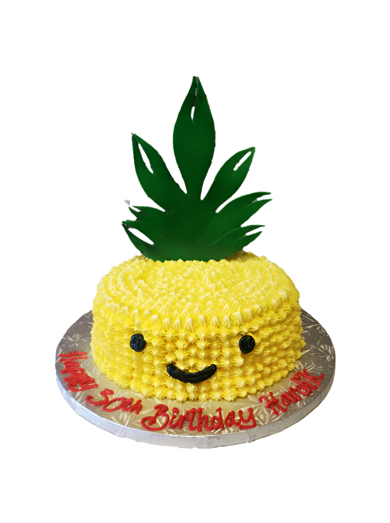 Pineapple Shaped Cake