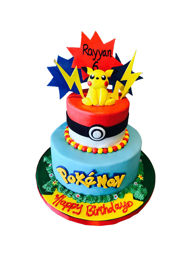 Pokemon Fondant Cake