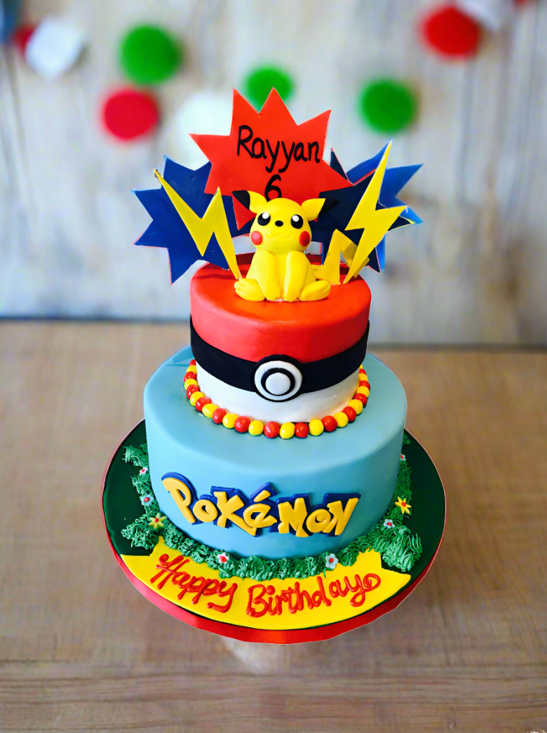 Pokemon Fondant Cake