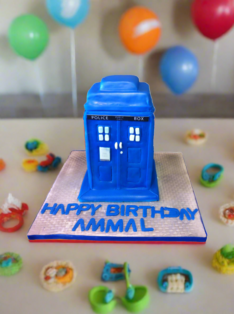 Police Box Cake