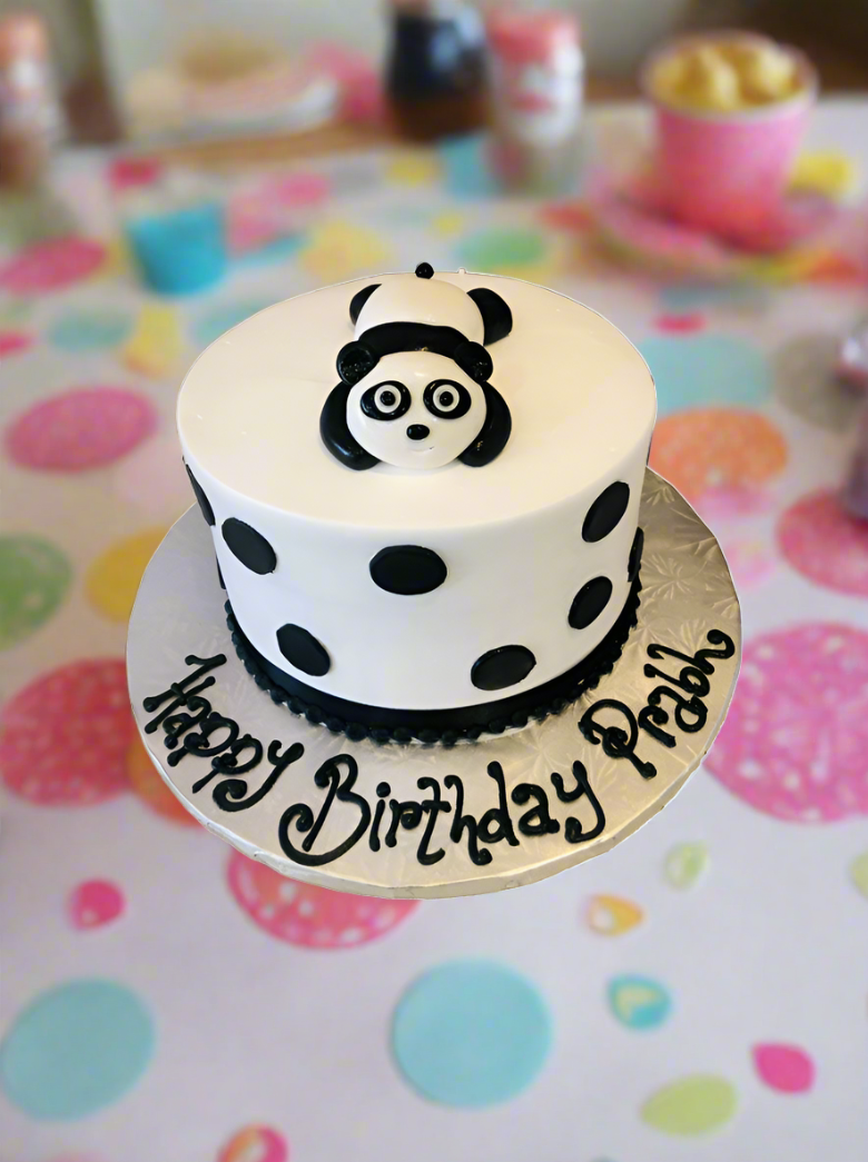 Prabh Panda Fondant Cake