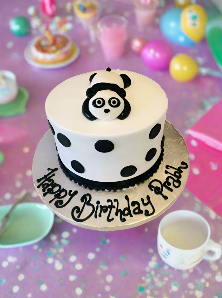 Prabh Panda Fondant Cake