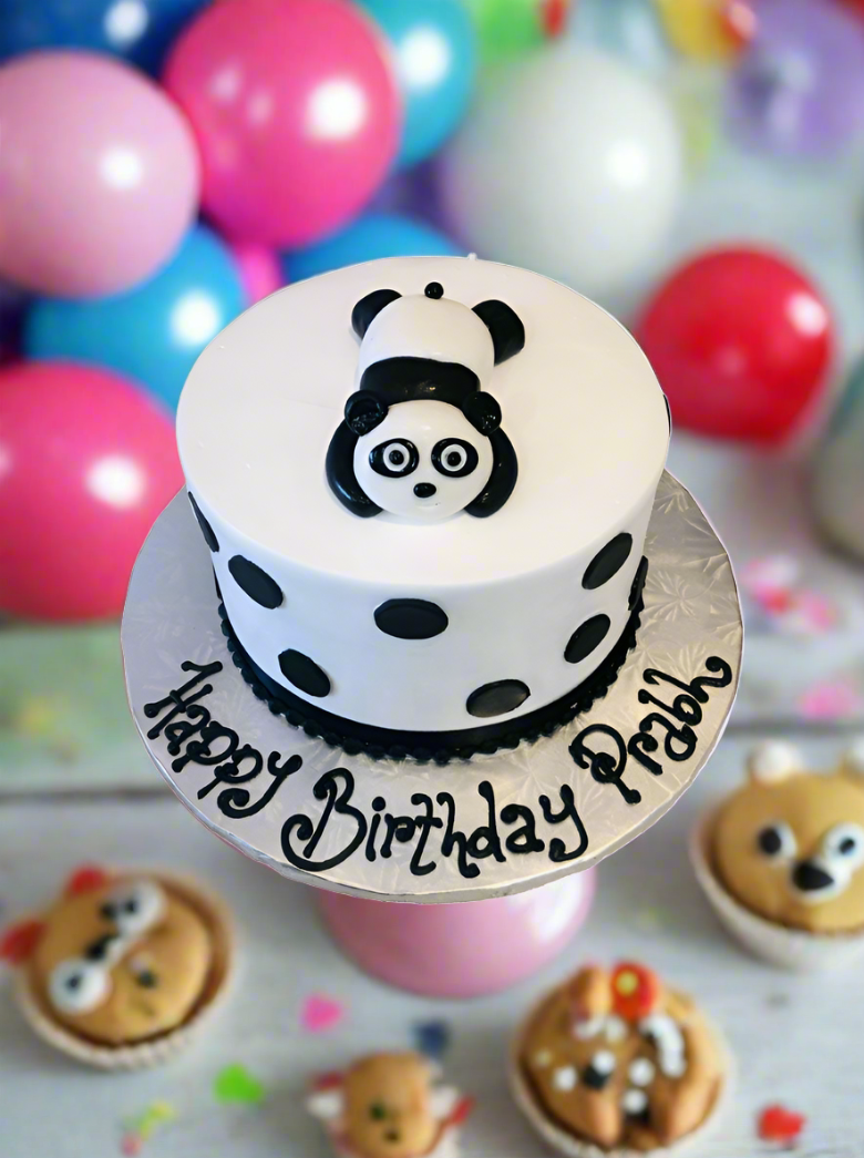 Prabh Panda Fondant Cake