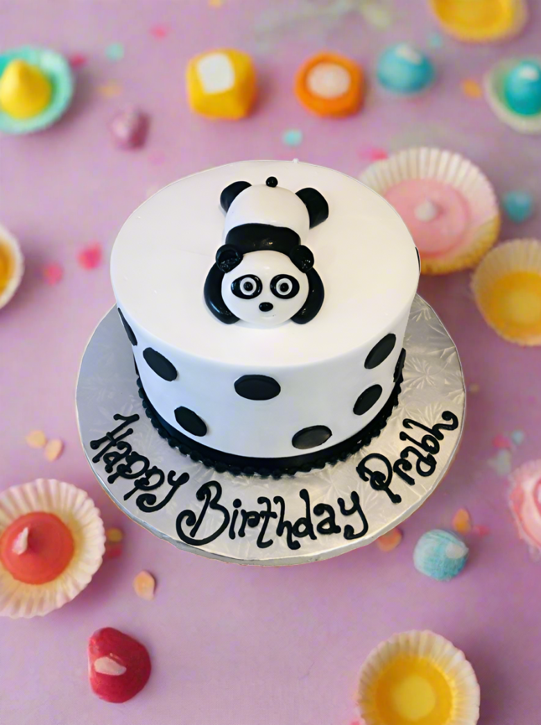 Prabh Panda Fondant Cake