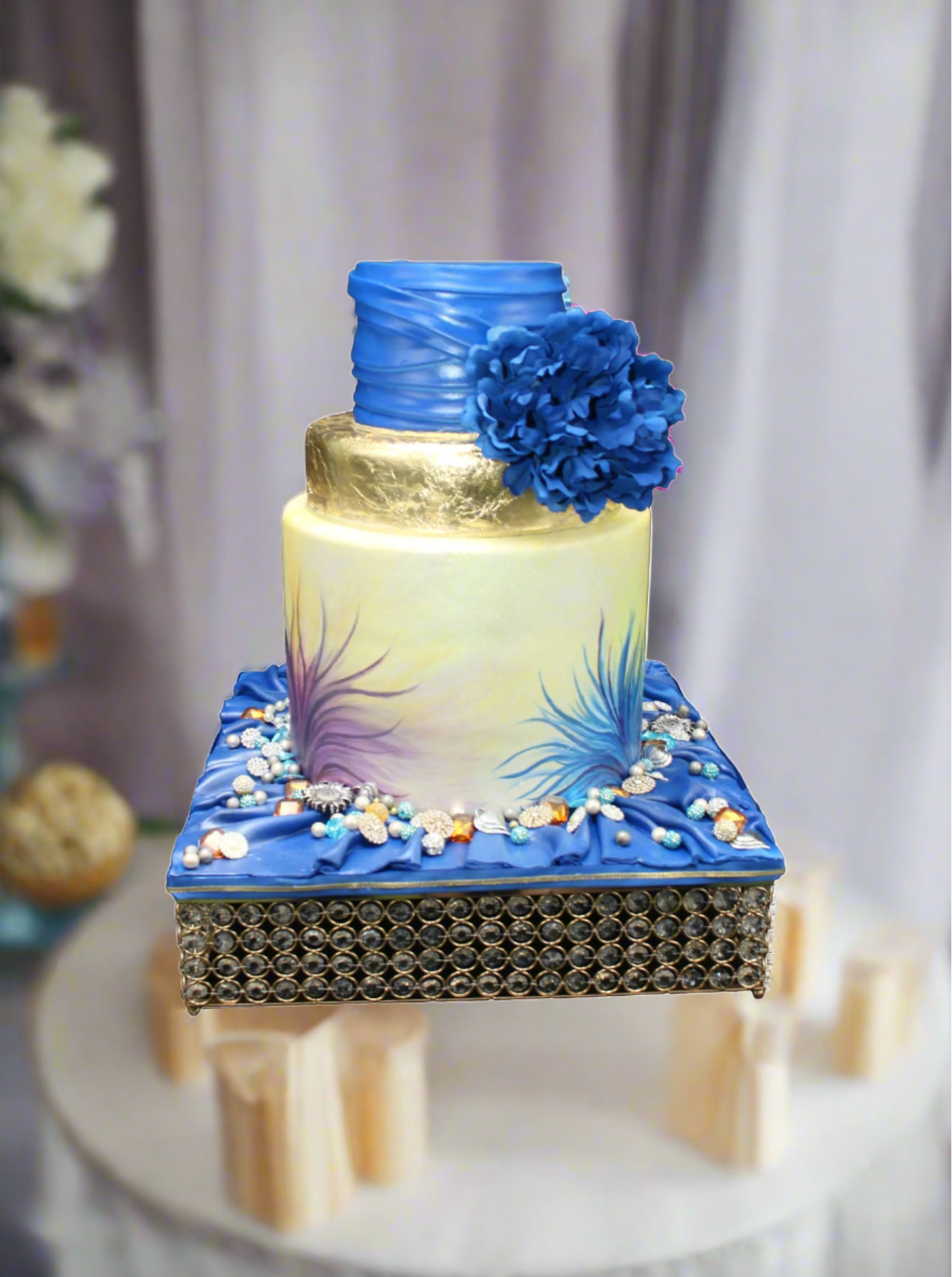 Precious Gems Wedding Cake