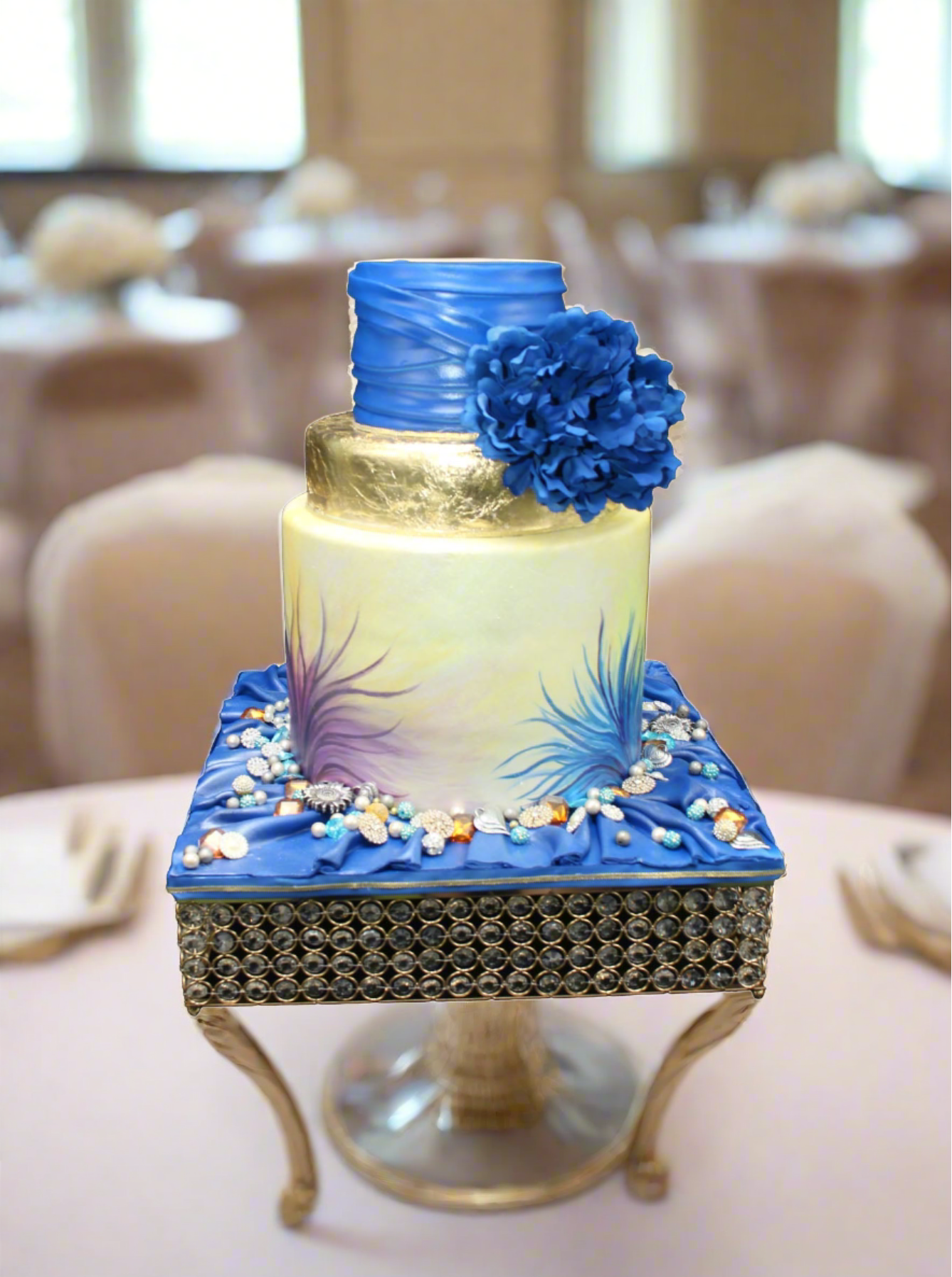 Precious Gems Wedding Cake