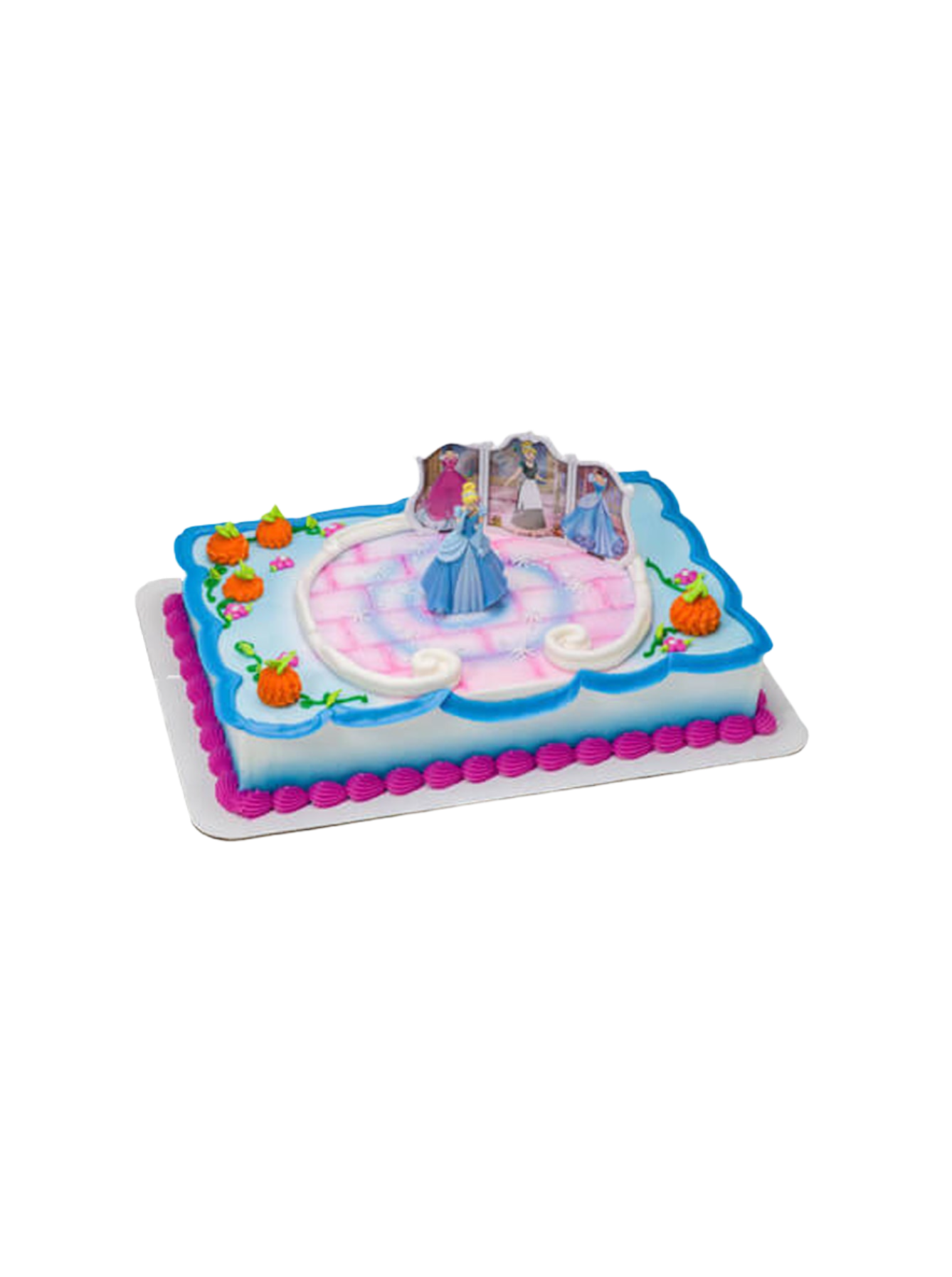 Princess Cinderella Transforms Theme Cake