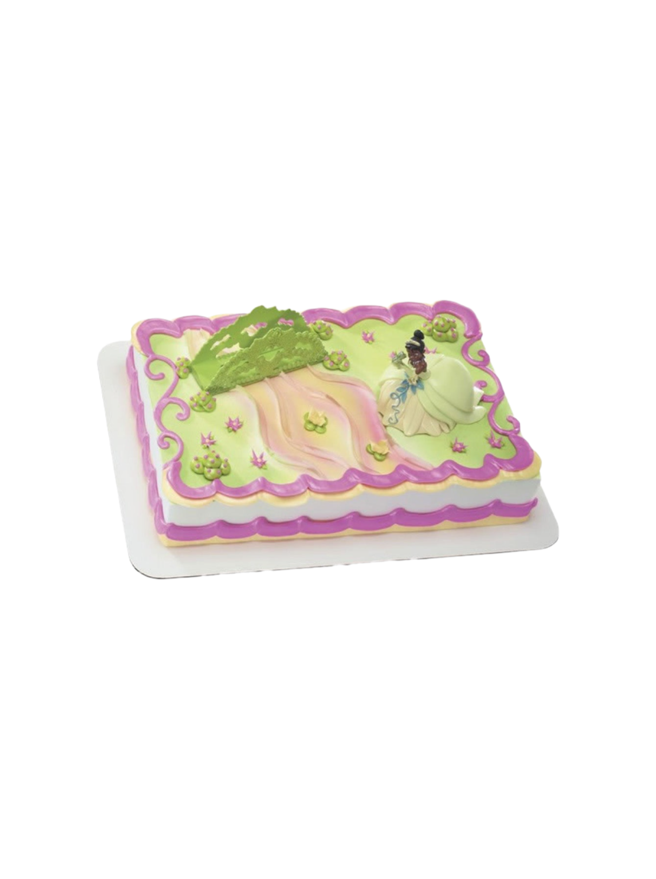 Princess Tiana & Frog Cake