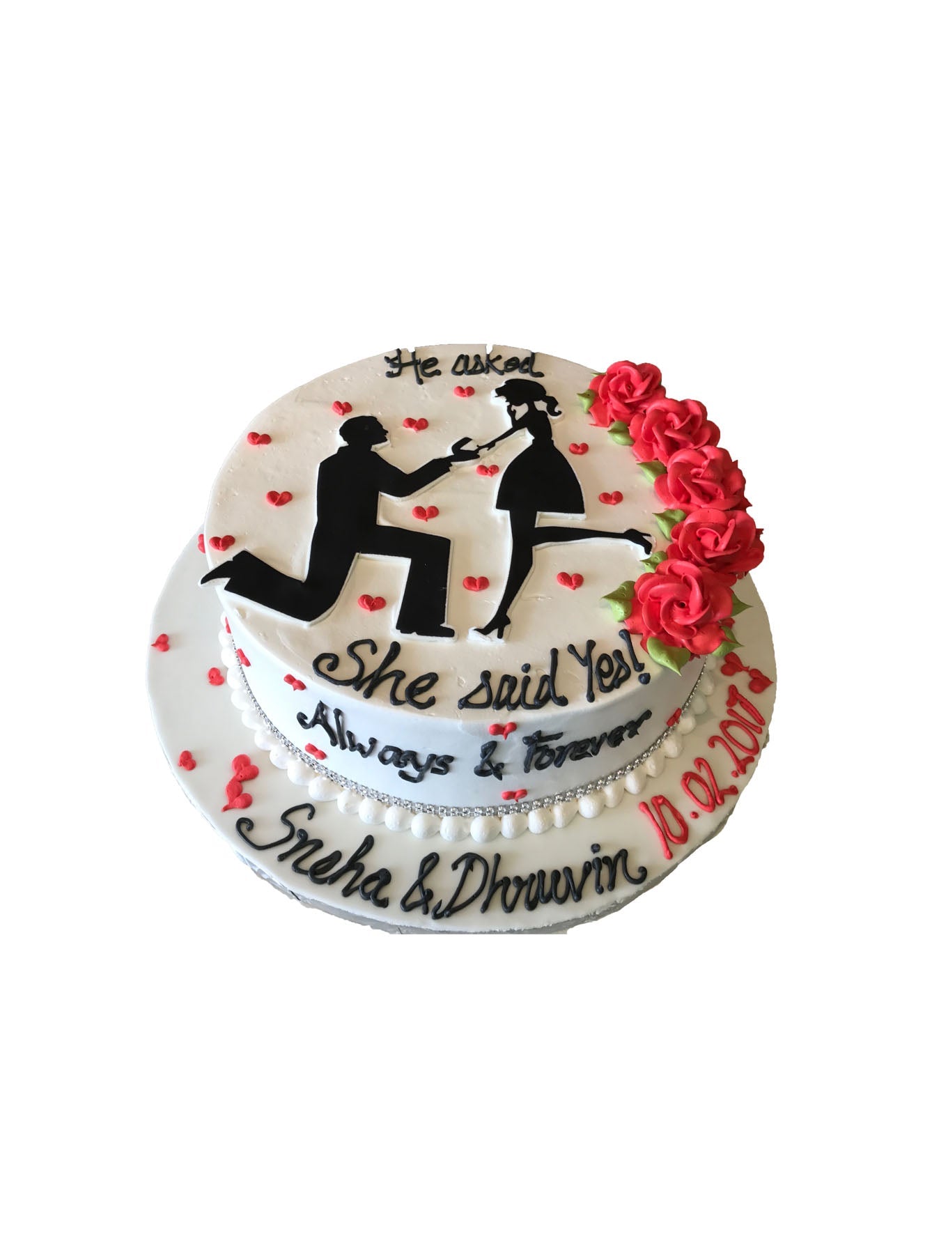 Proposal Cake