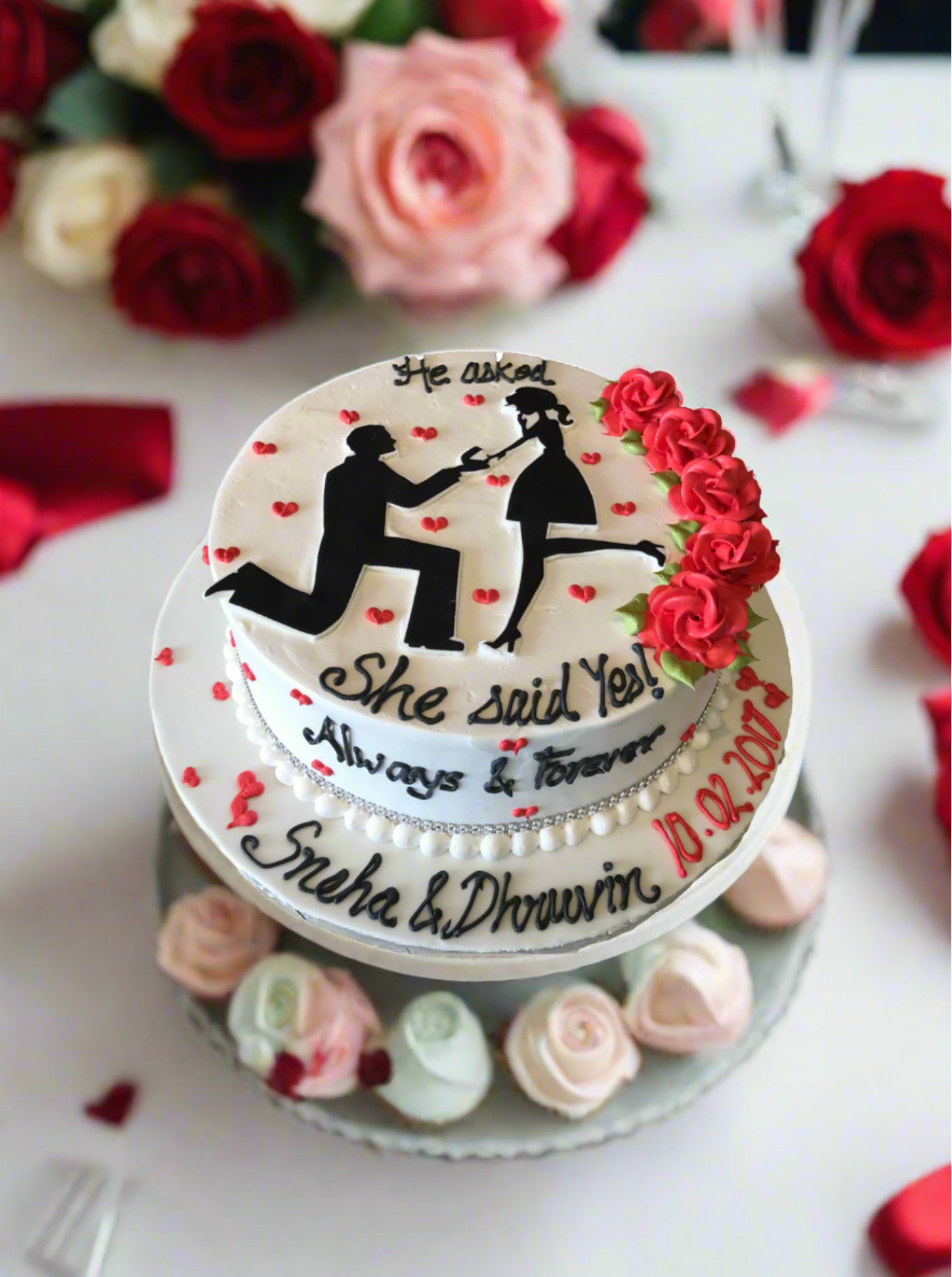Proposal Cake