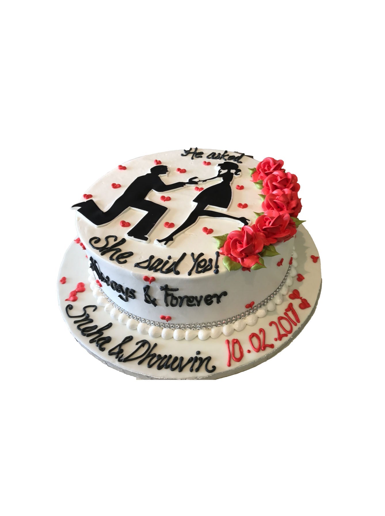 Proposal Cake