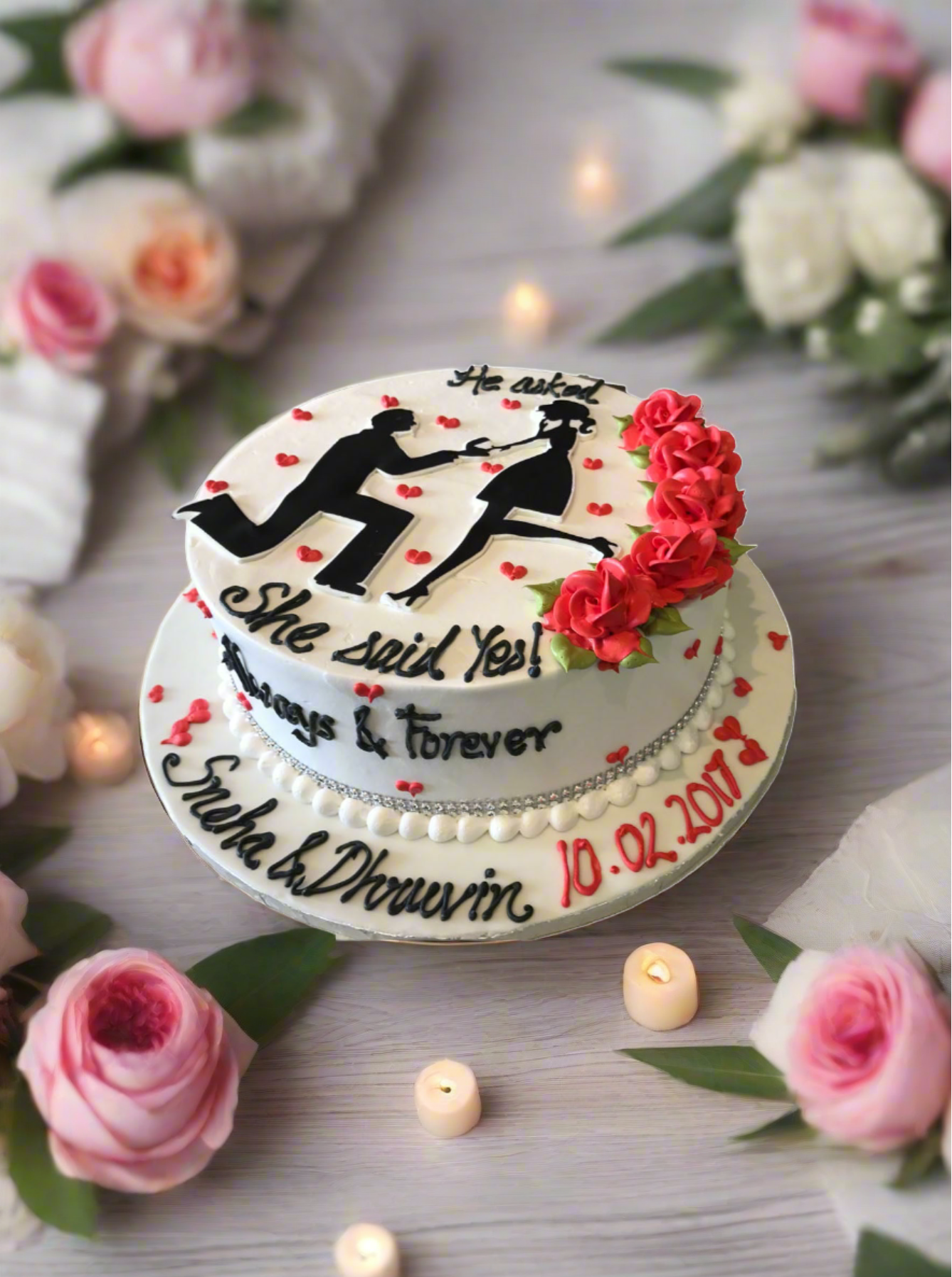 Proposal Cake