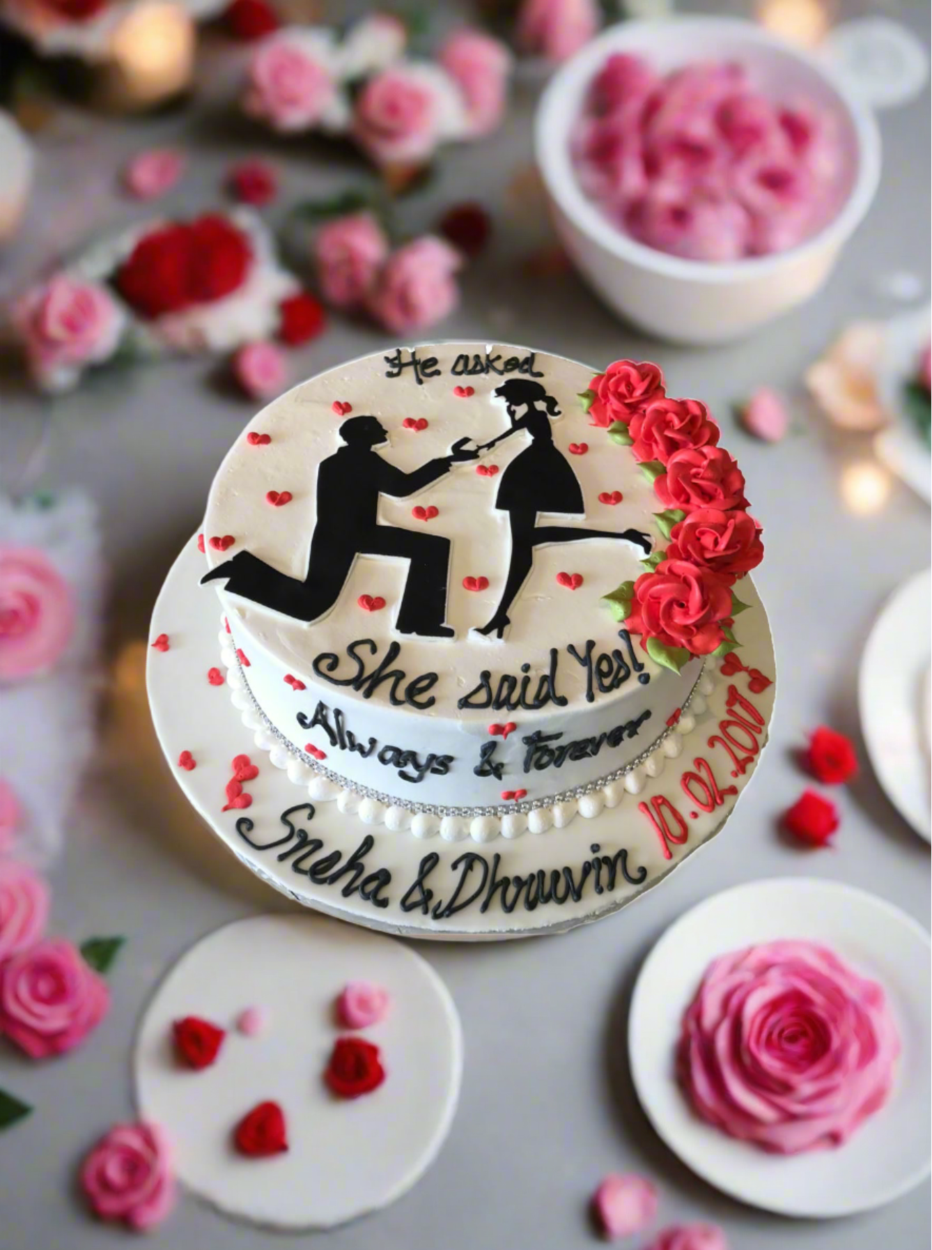 Proposal Cake