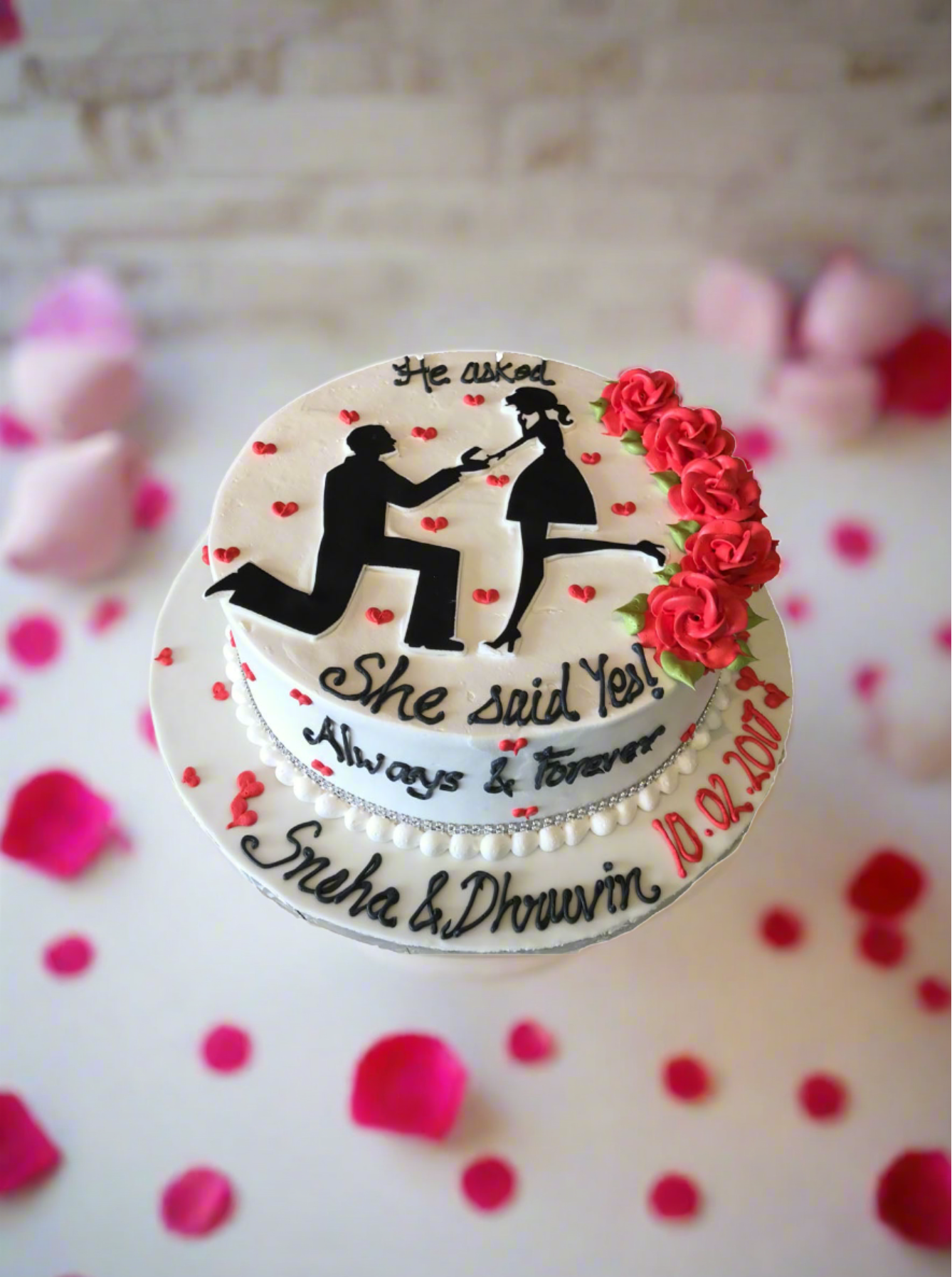 Proposal Cake