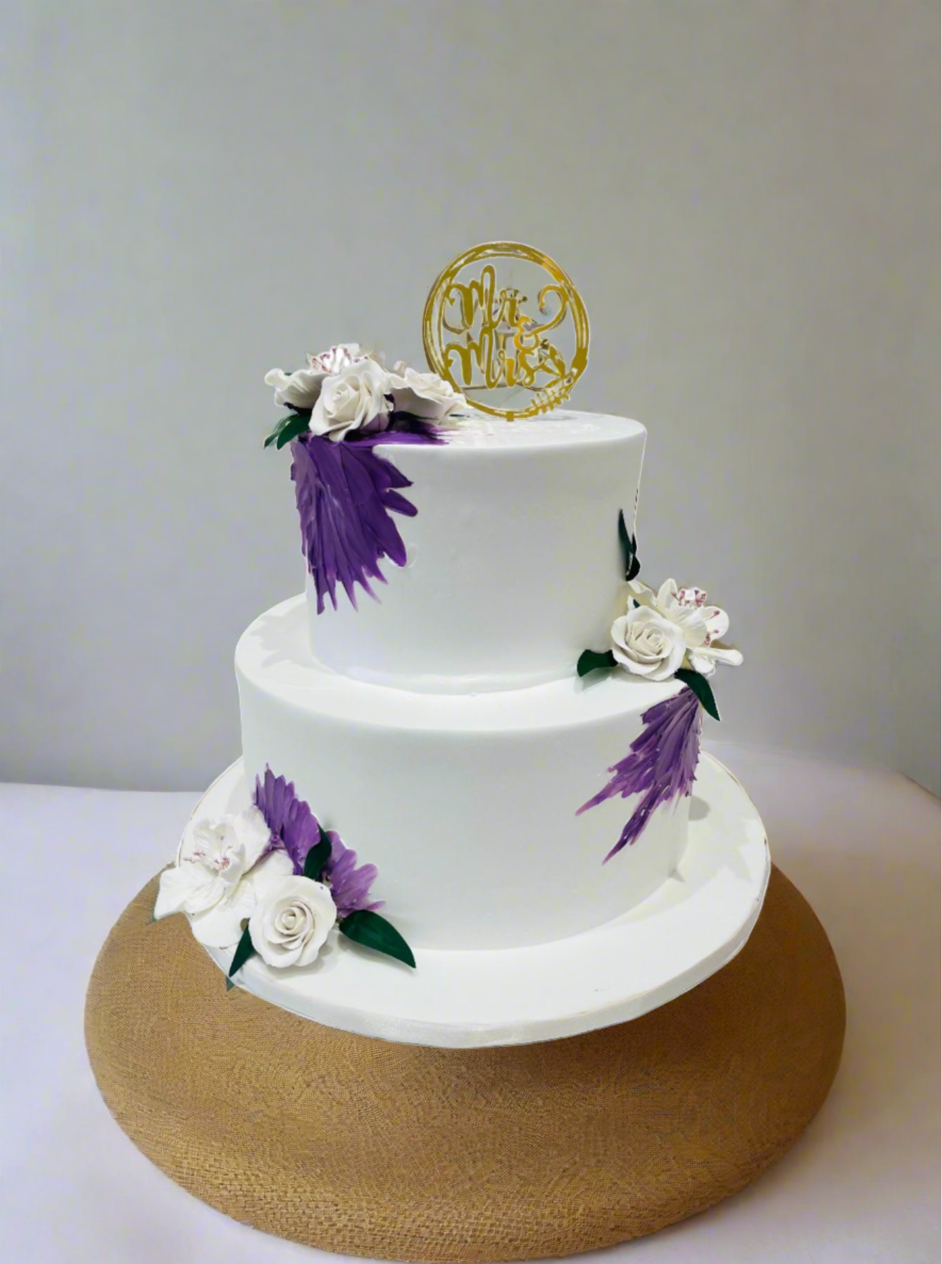 Purple Hues Wedding Cakes