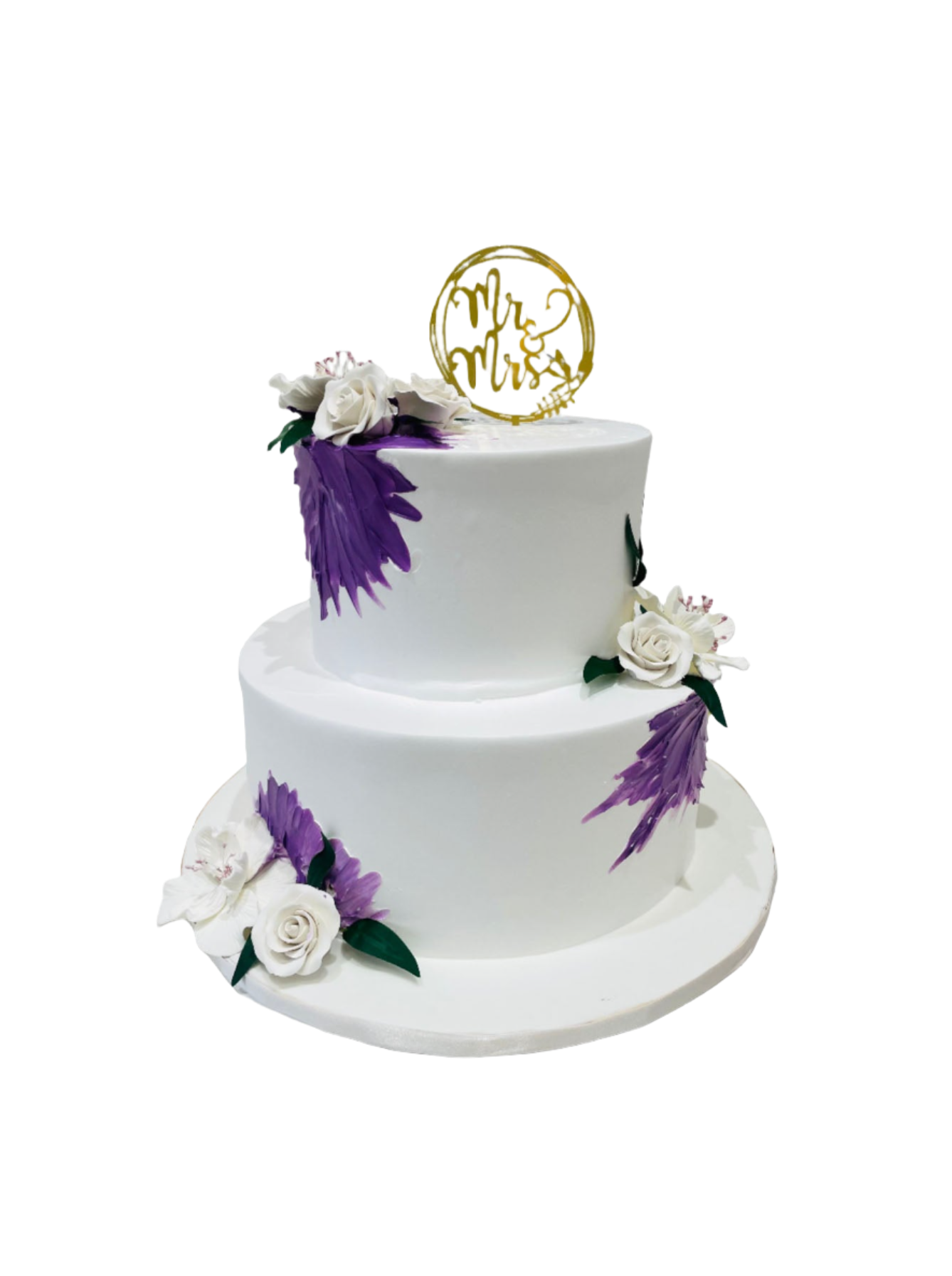 Purple Hues Wedding Cakes
