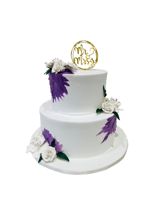 Purple Hues Wedding Cakes