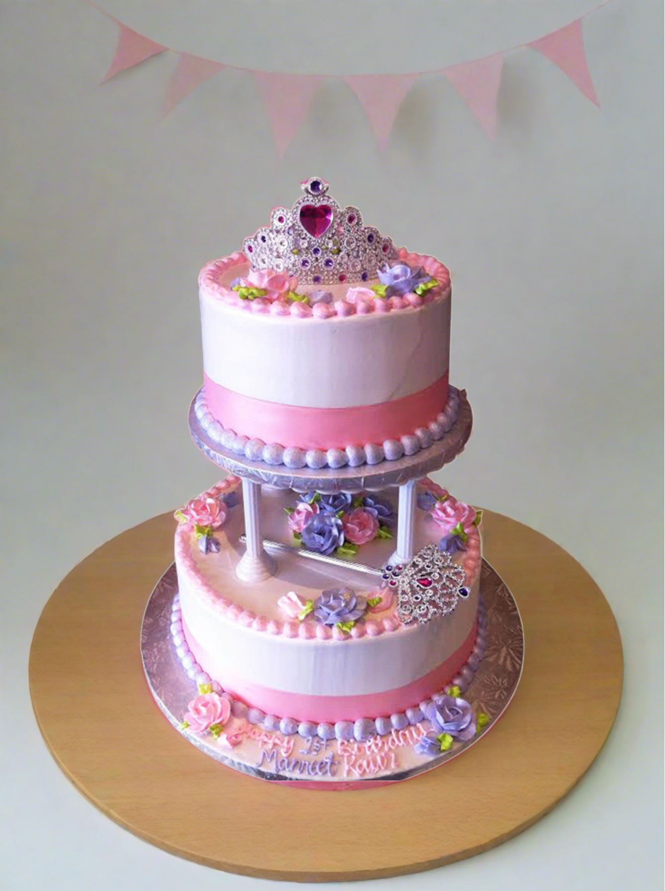 Queen Crown Tiered Cake