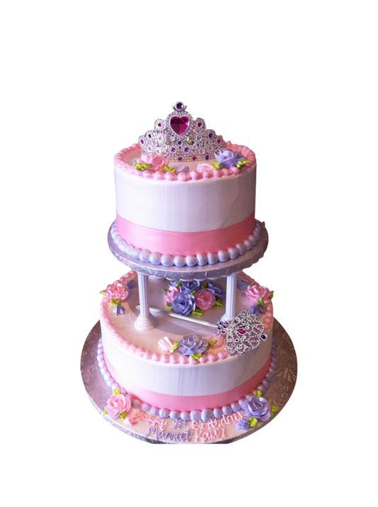 Queen Crown Tiered Cake