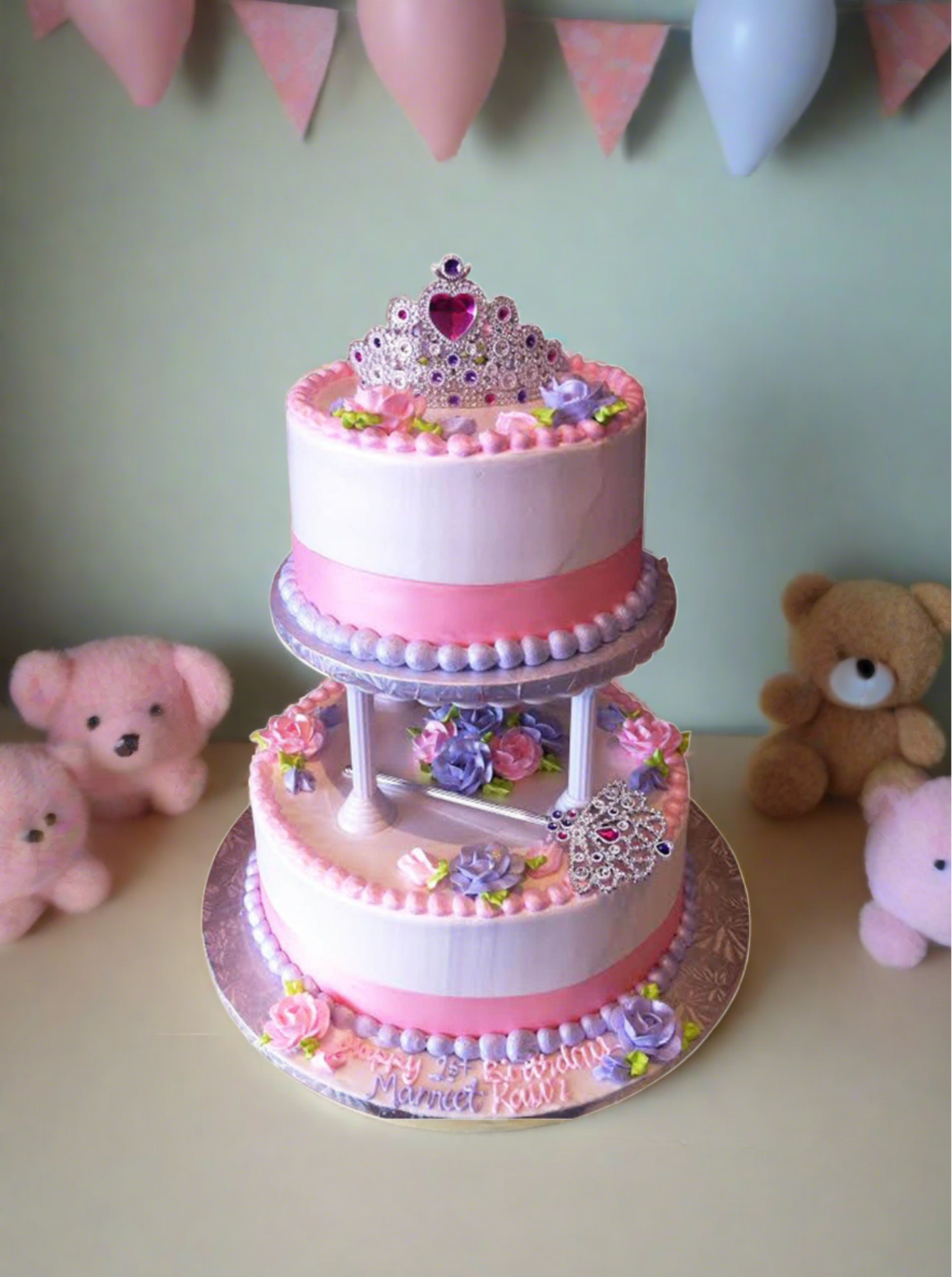 Queen Crown Tiered Cake