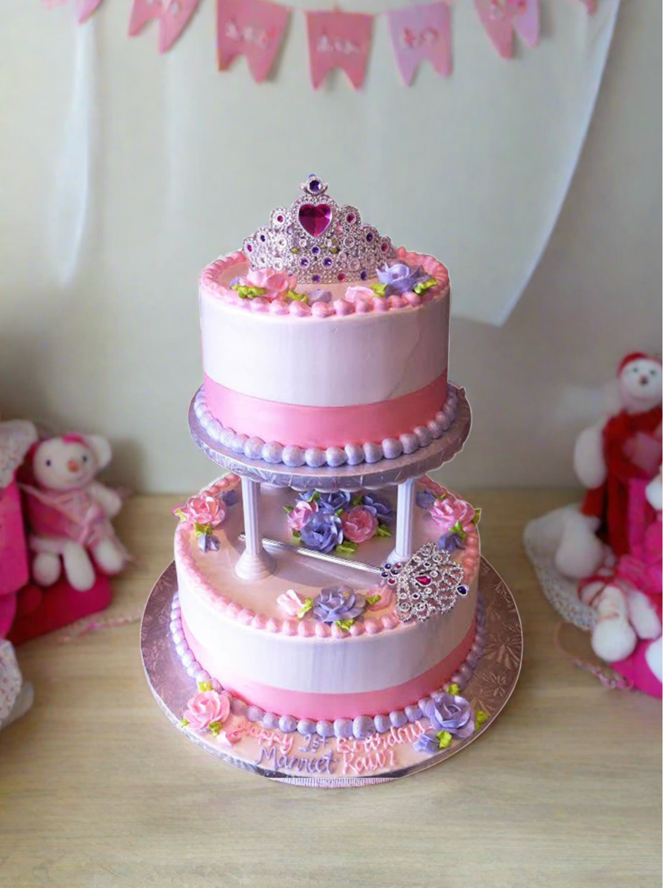 Queen Crown Tiered Cake