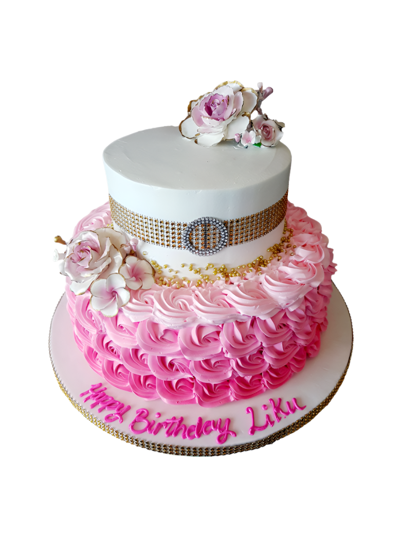 Rose Gold Tiered Cake