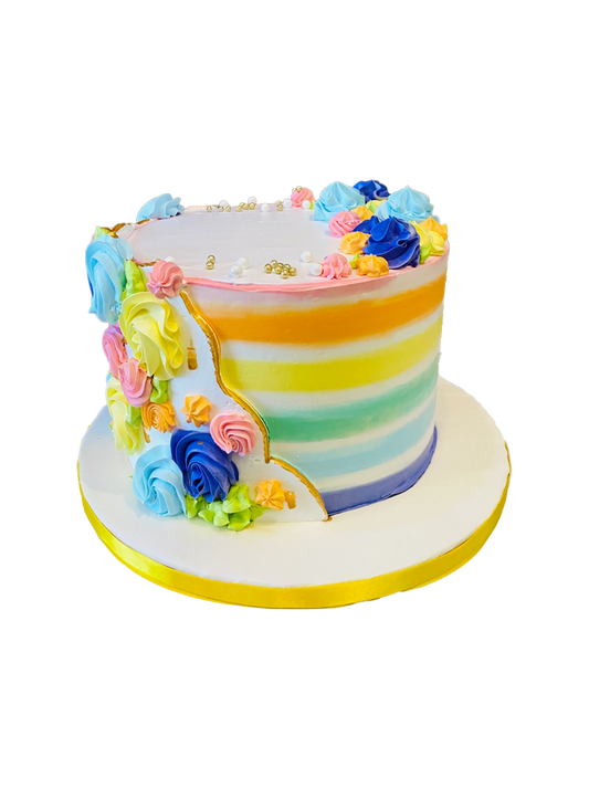 Rainbow Theme Cake