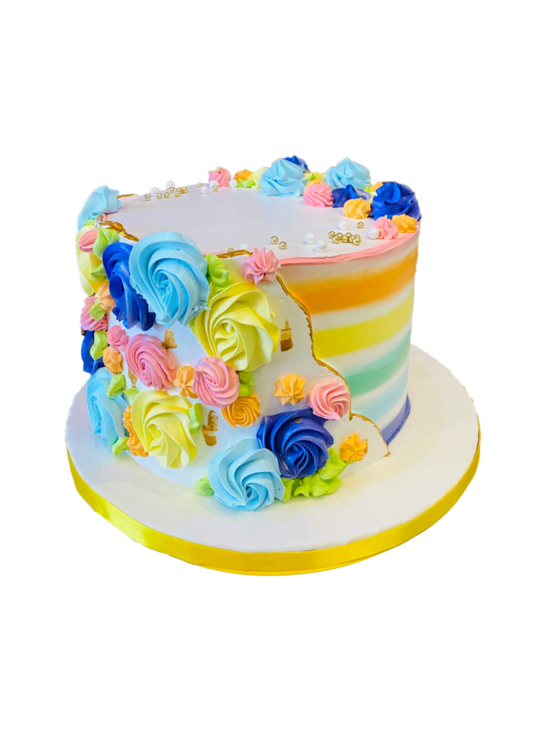Rainbow Theme Cake