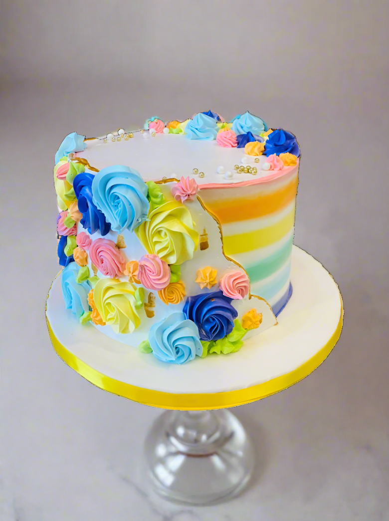 Rainbow Theme Cake