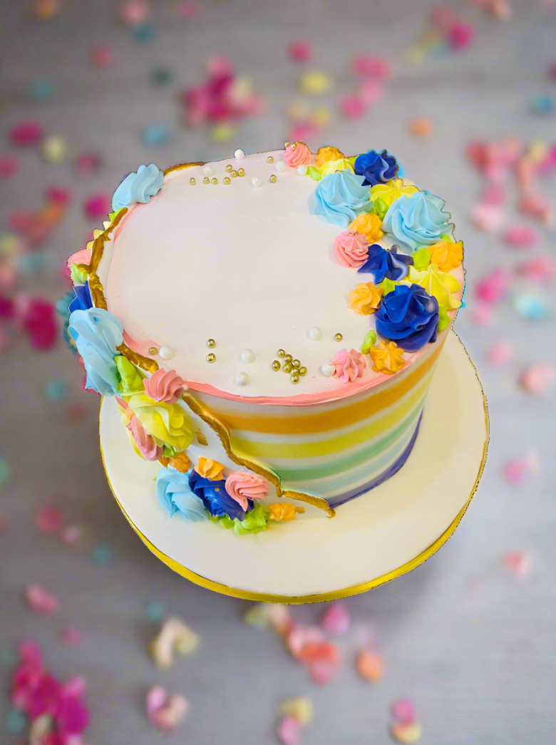 Rainbow Theme Cake