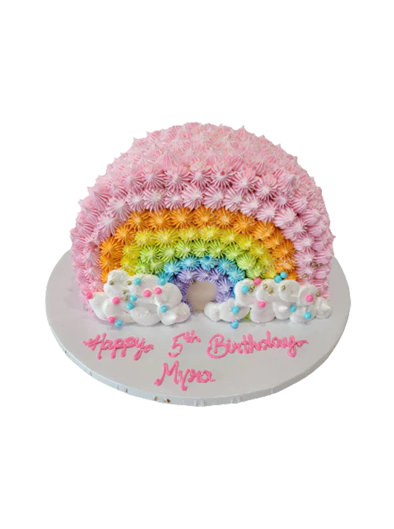 Rainbow Arch Cake
