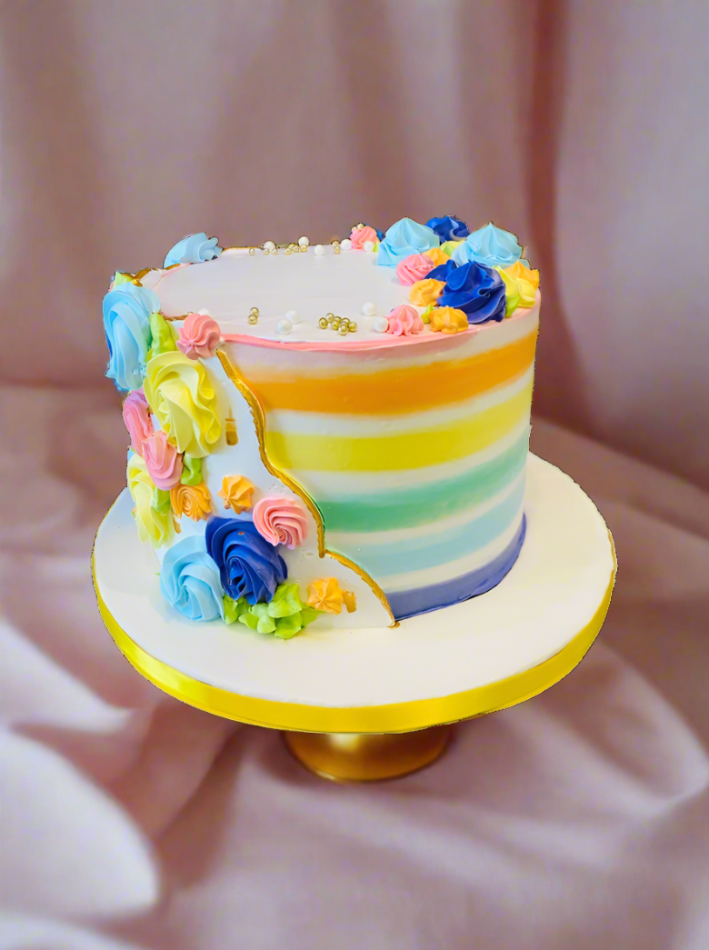 Rainbow Theme Cake