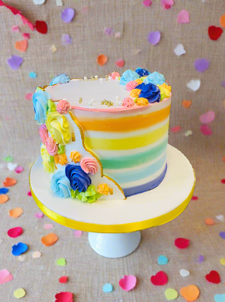 Rainbow Theme Cake