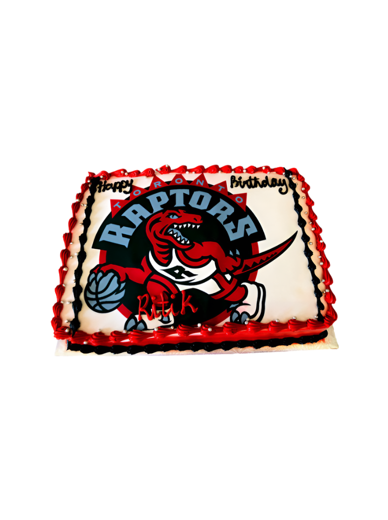 Raptors Photo Cake