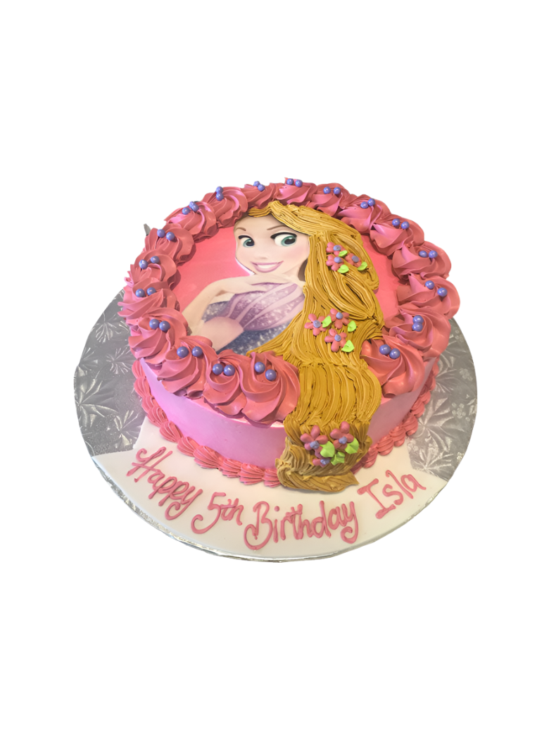 Rapunzel Photo Cake