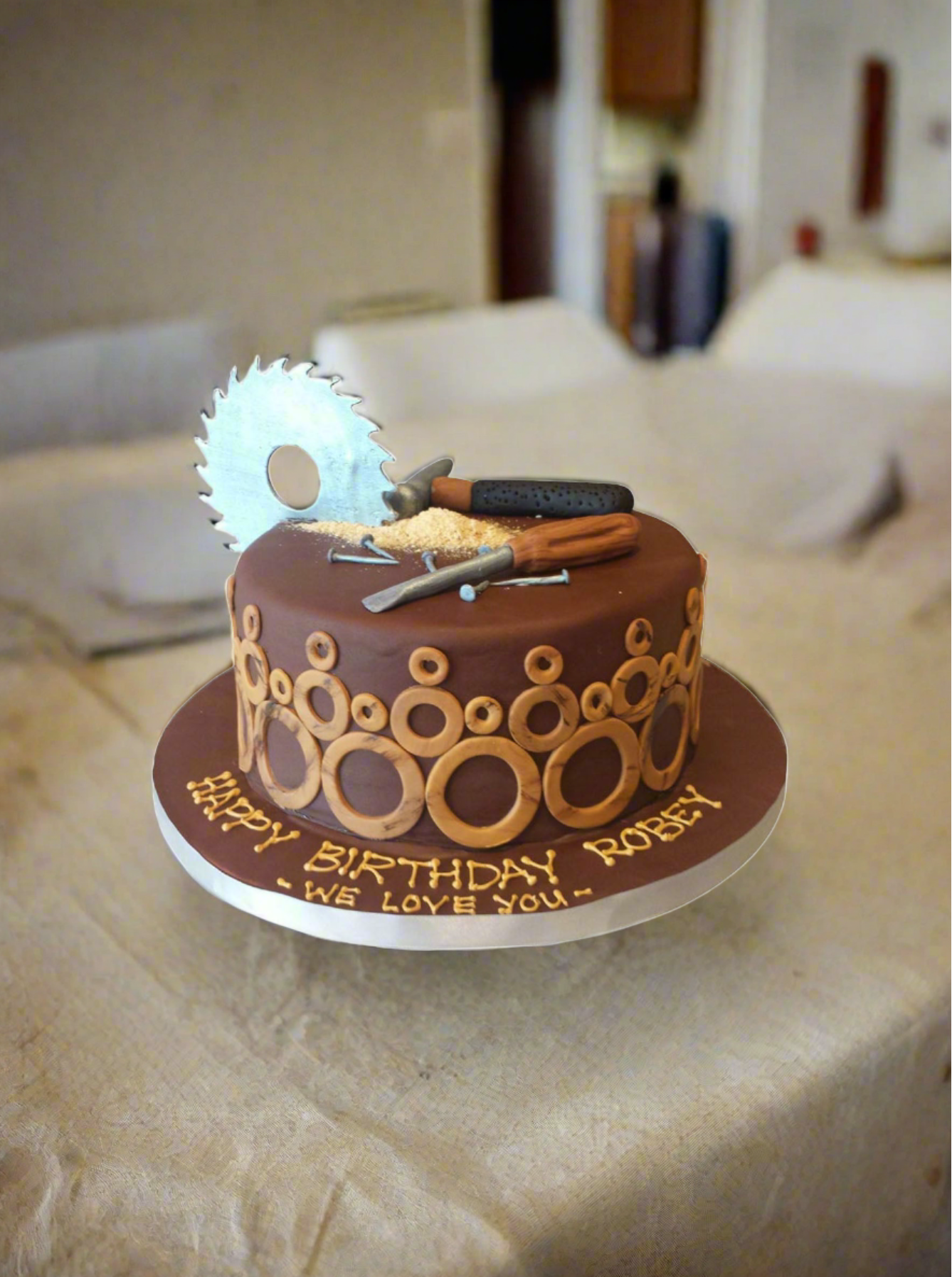 Robey Mechanic Fondant Cake