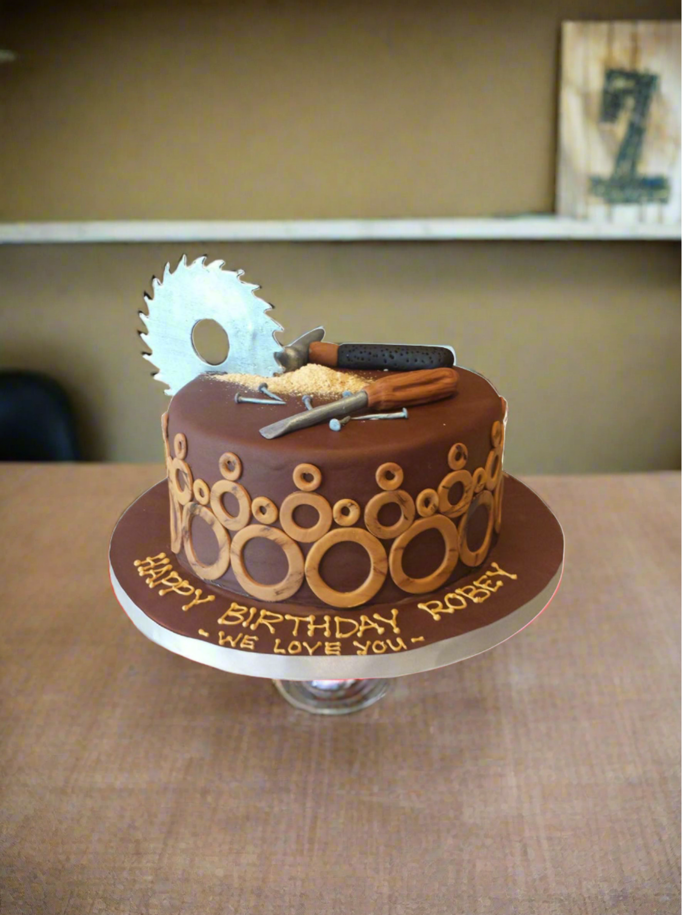 Robey Mechanic Fondant Cake
