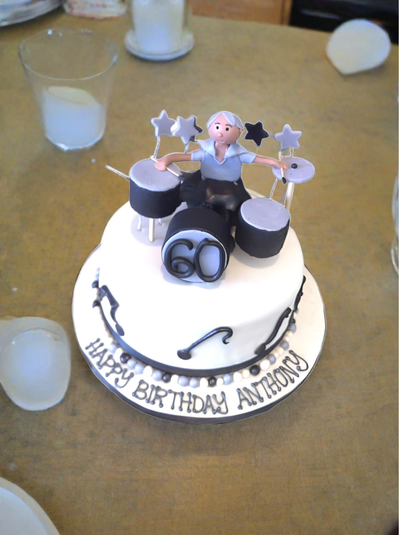 Rock Band Fondant Cake