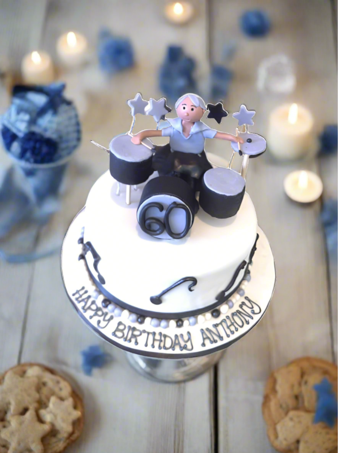Rock Band Fondant Cake