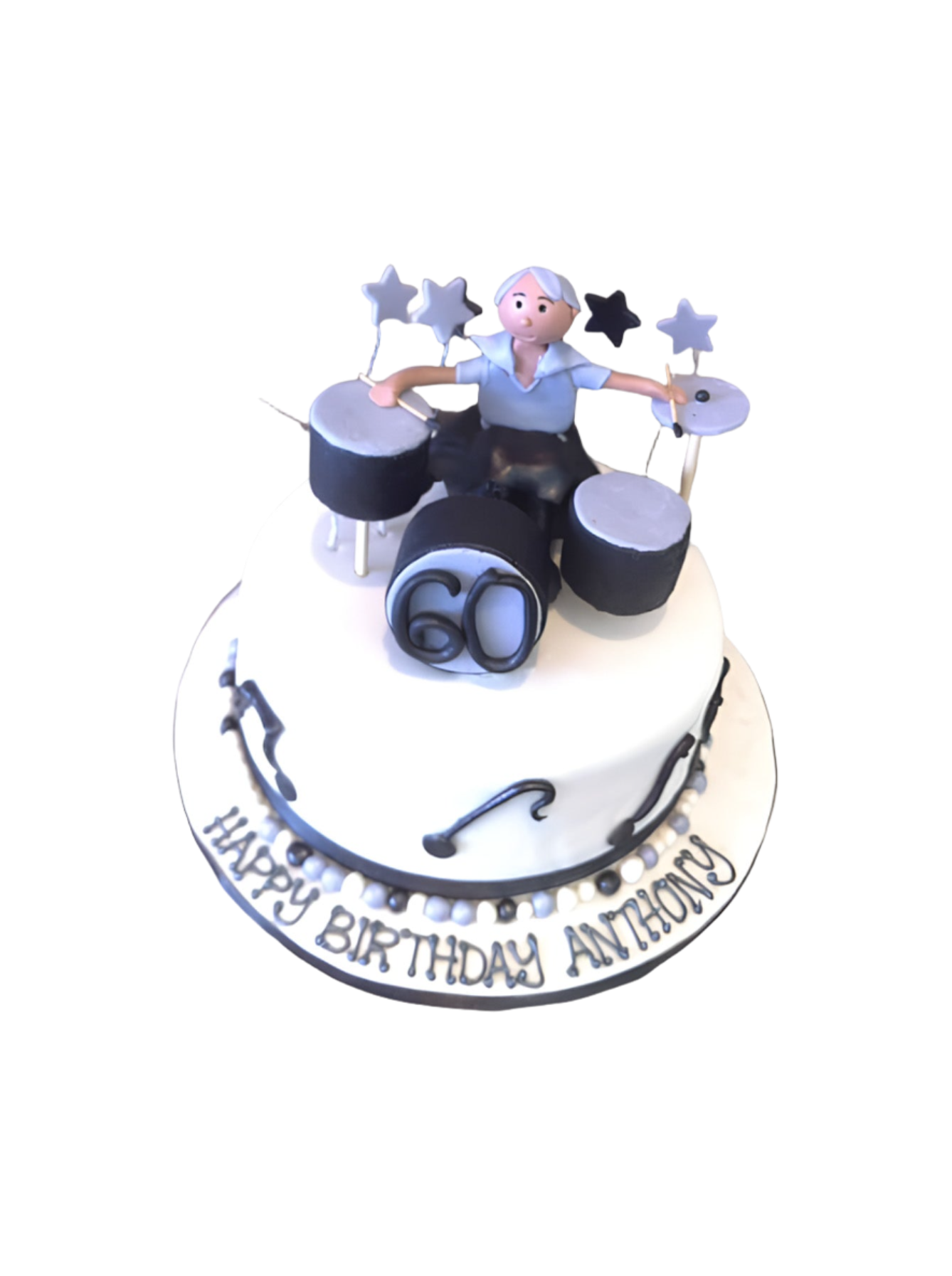 Rock Band Fondant Cake