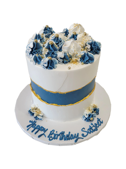Satjeet Blue Cream Cake