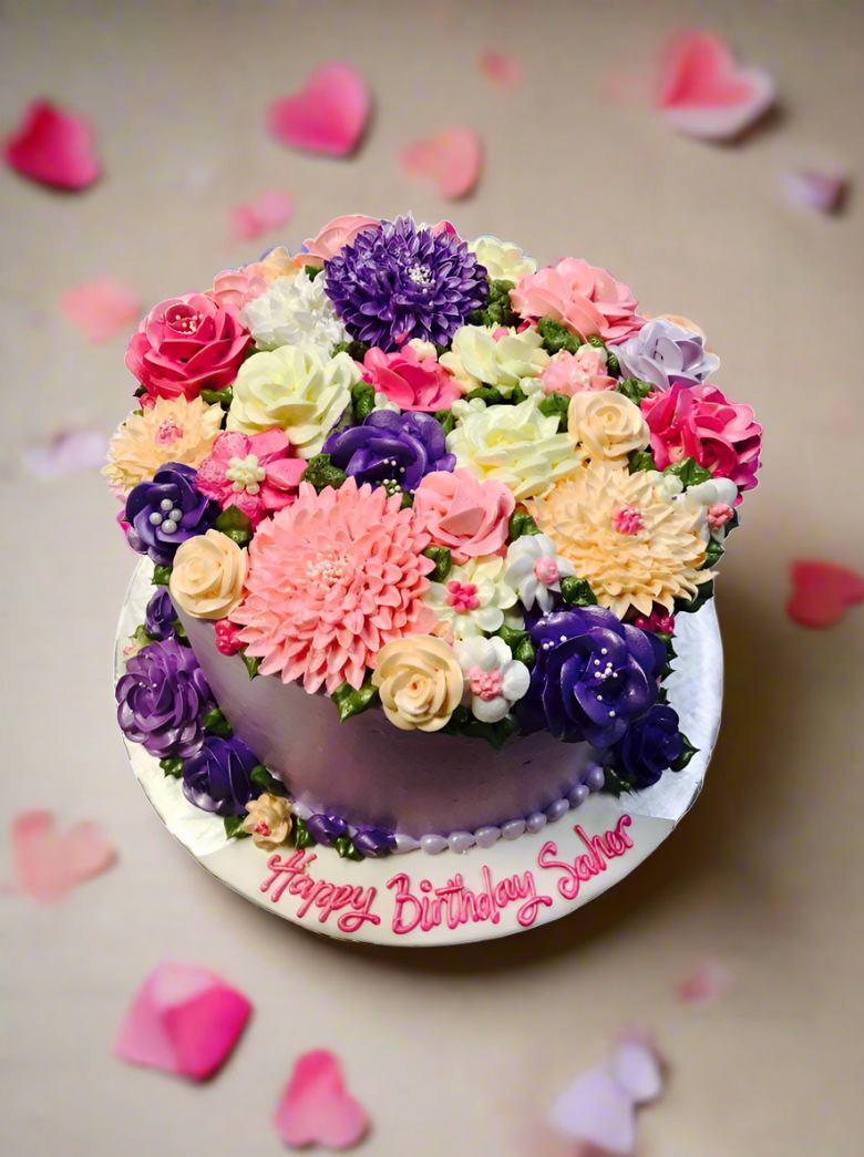 Saher Flower Cake